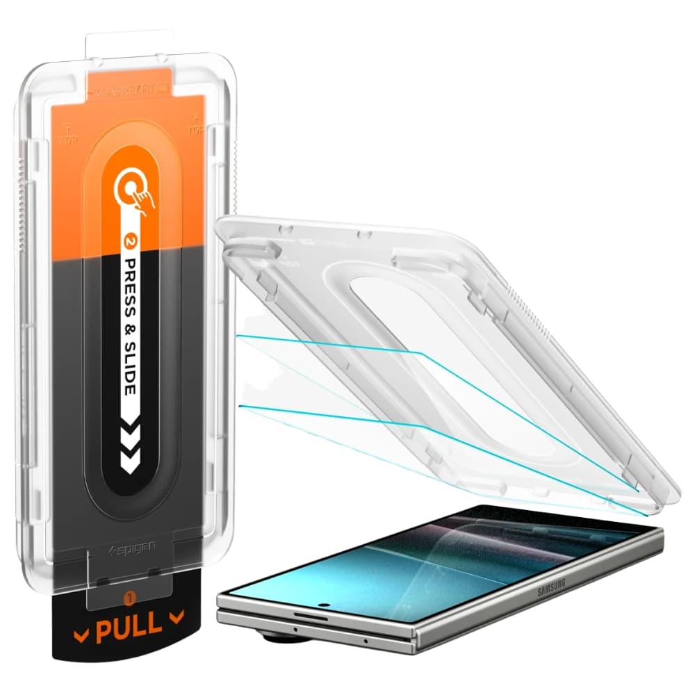 Película Spigen para Galaxy Z Fold 7/8 Ultra Agl09576 GlastR Ez Fit Pro (2 Unidades)