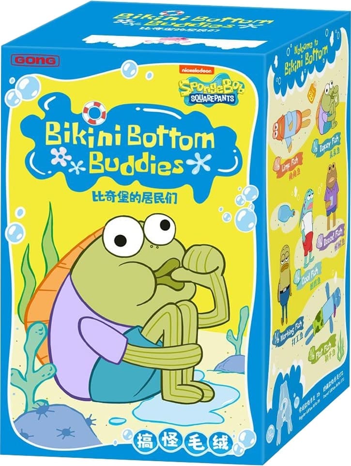 Pelúcia Bikini Bottom Buddies - Whimsical Plush Blind Box - Pop Mart