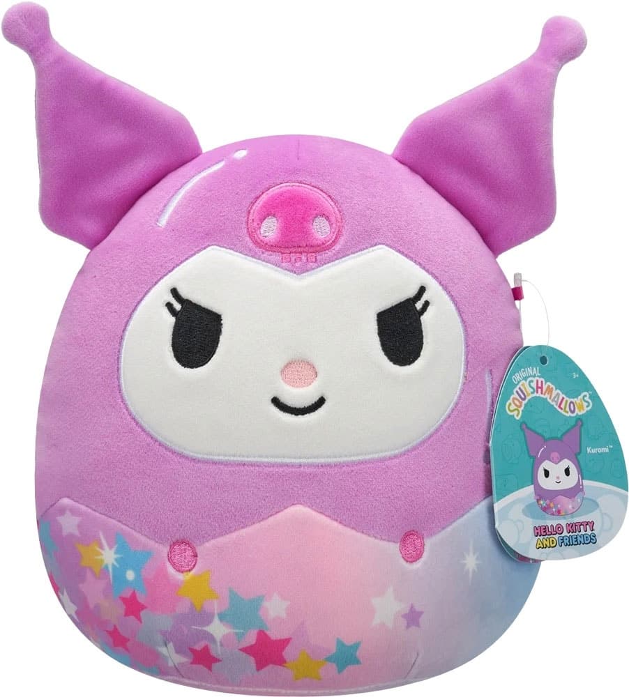 Pelúcia Kuromi Hello Kitty And Friends Squishmallows 8" Jazwares