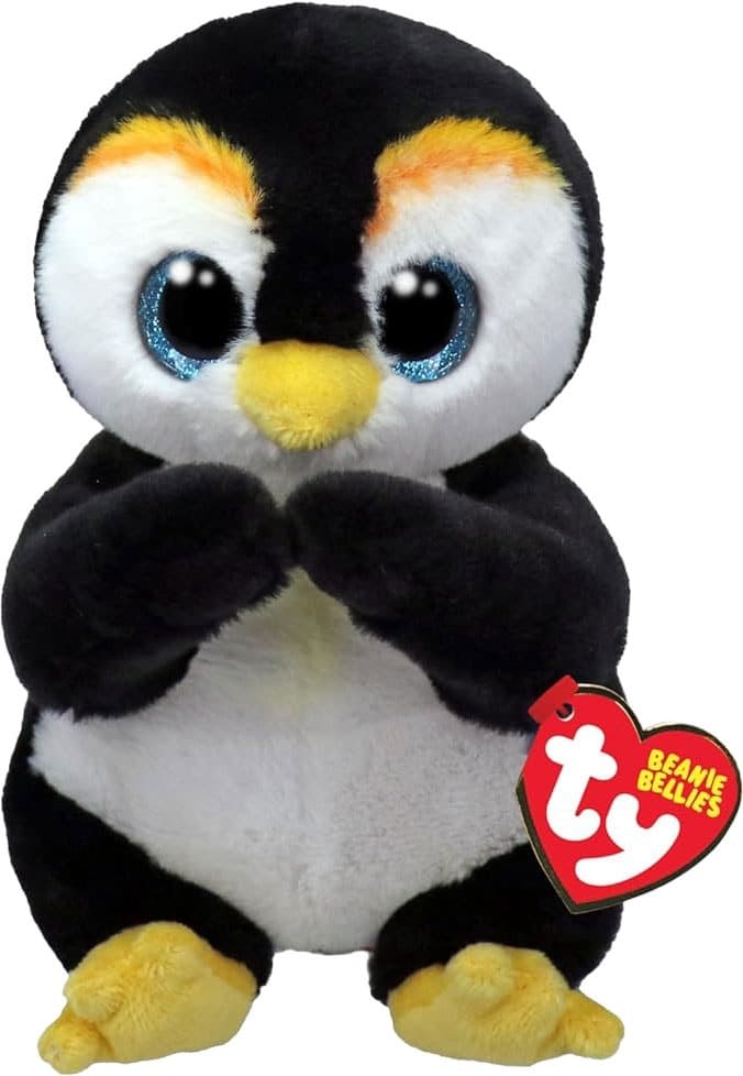 Pelúcia Pinguim Neve Ty Beanie Bellies