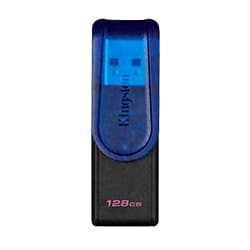 Pendrive Kingston DataTraveler Exodia S 128GB USB 3.2 - Azul (KC-U3C128-7TB)