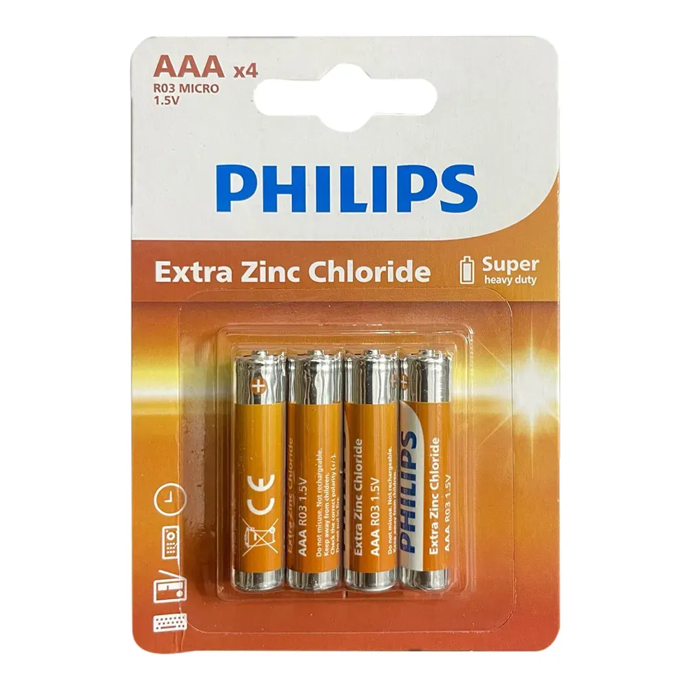 Pilha Philips R6L12B/70 870 Aa (12Pcs) Laranja
