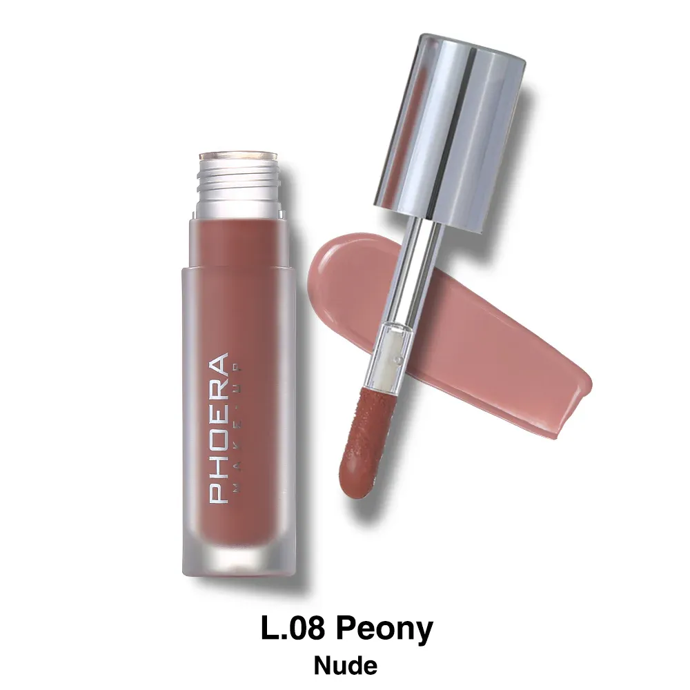 Gloss Labial Phoera Liquid Glossy L.08 Peony
