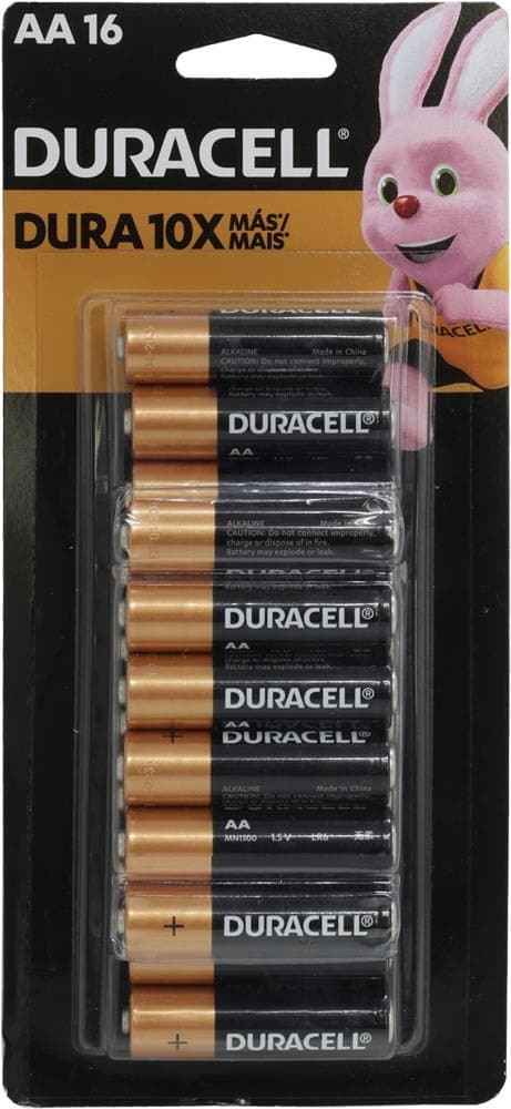 Pilhas Alcalinas Duracell Aa Mn 1500B16 - 16 Unidades