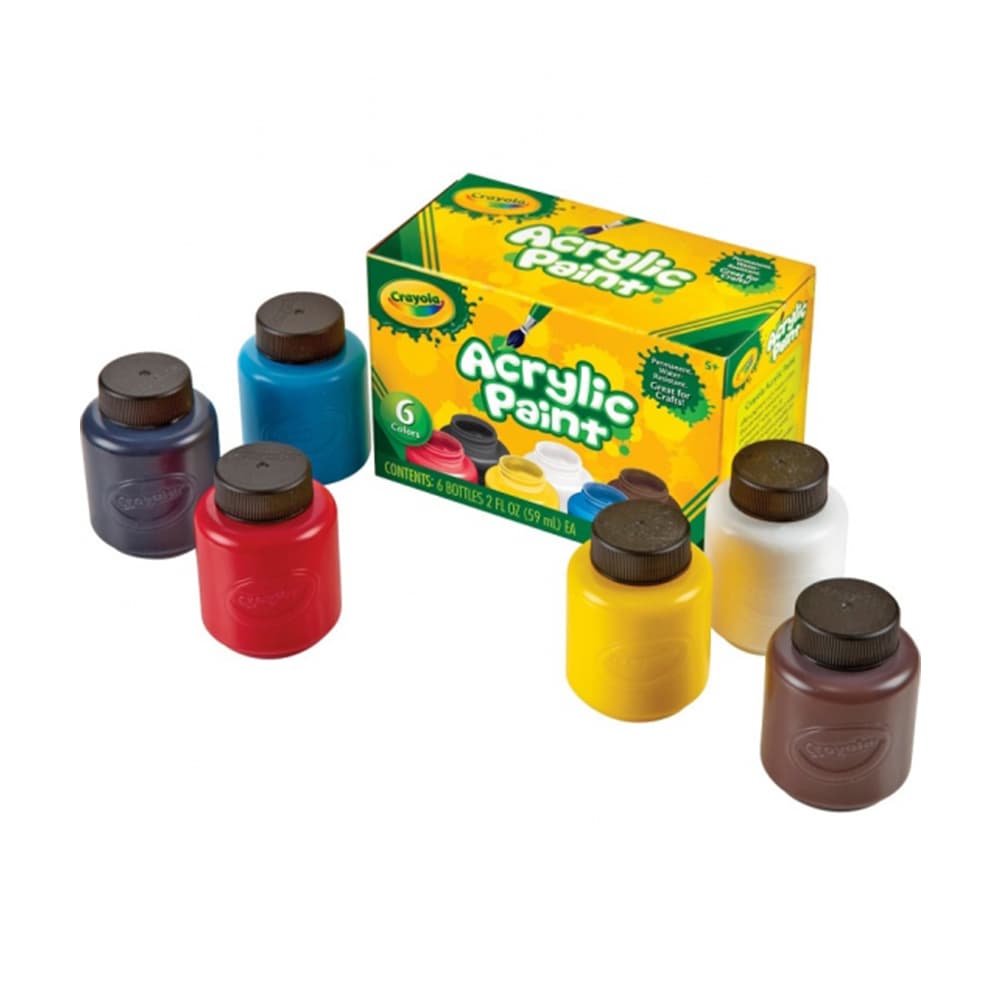 Tinta Crayola Acrílica Resistente À Água
