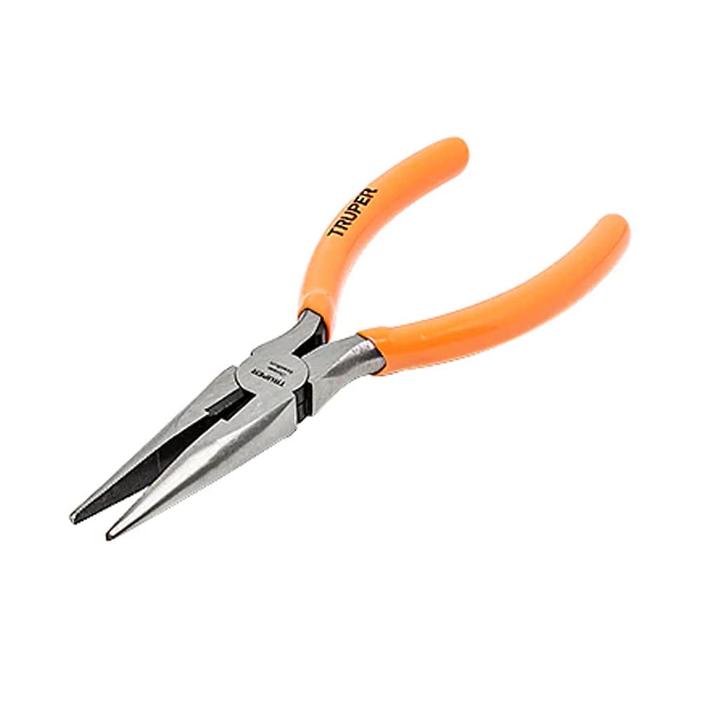 Alicate de Ponta e Corte Truper 6" com Cabo de Borracha