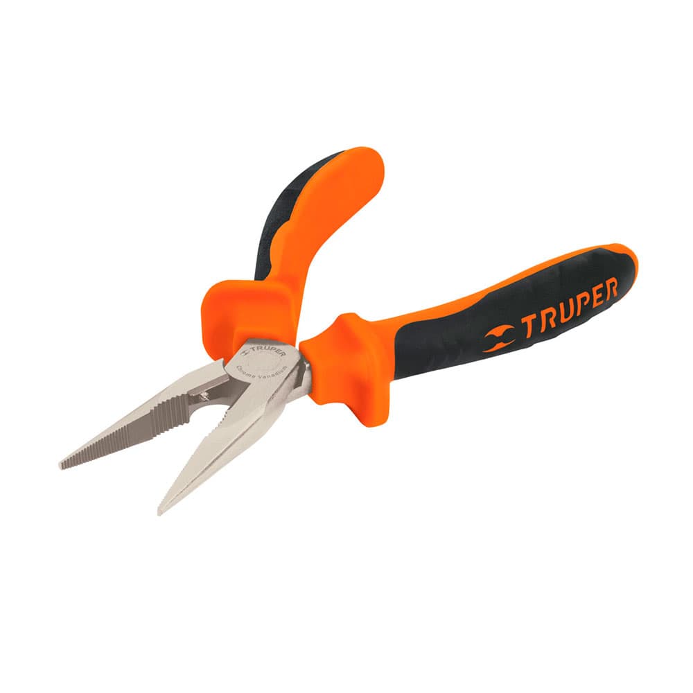 Pinça Truper 17334 de Ponta e Corte 6" com Cabo de Borracha