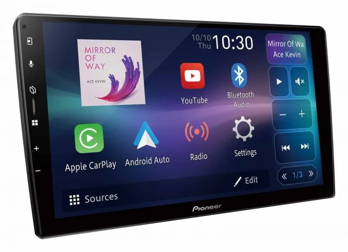 Multimídia Pioneer Dmh-AP6650BT 9" Apple CarPlay/Android Auto/Bluetooth
