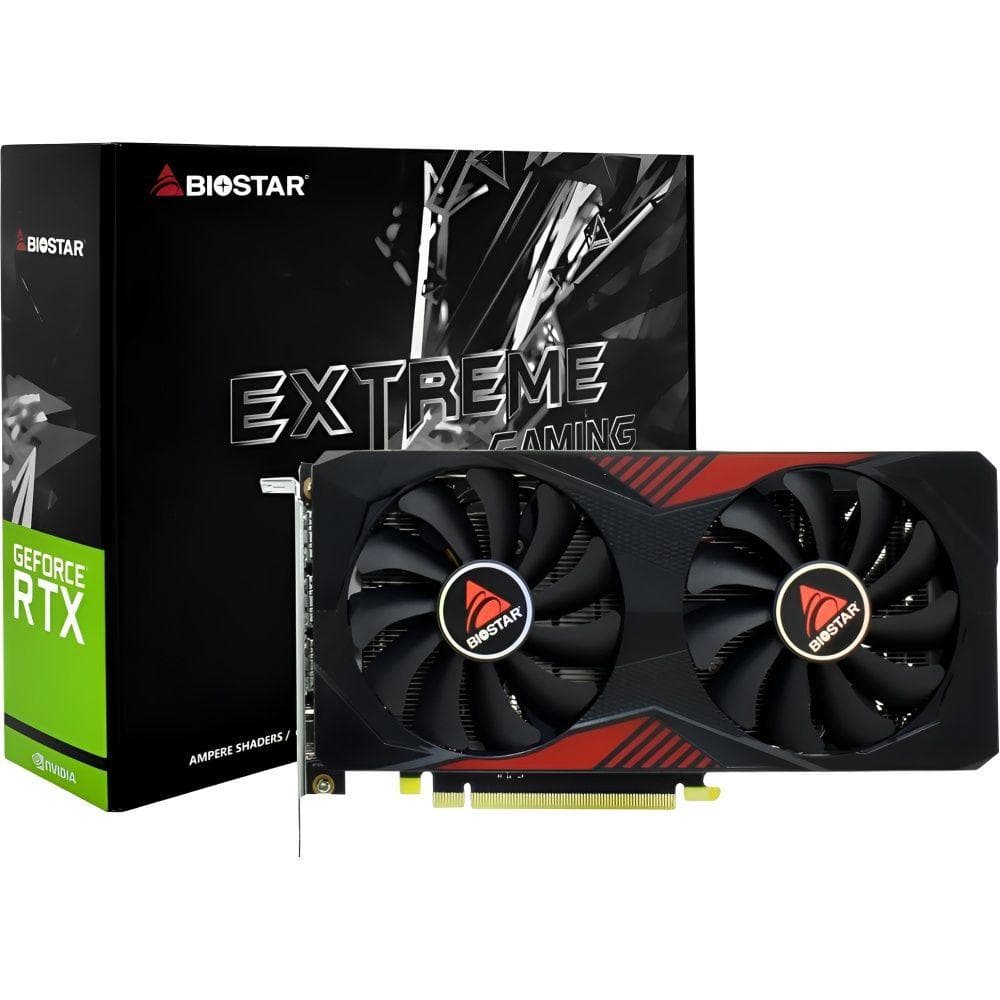 Placa de Vídeo Biostar GeForce RTX 3060 Extreme Gaming 12GB