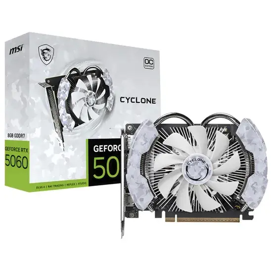 Placa de Vídeo 8GB Msi Geforce Rtx 5060 Cyclone Oc