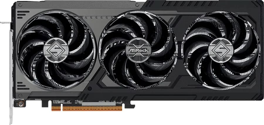 Placa de Vídeo Asrock Rx9070 Gre Steel Legend Oc 12GB GDDR6/DP/HDMI