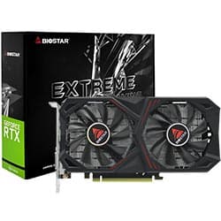 Placa de Vídeo Biostar Extreme Gaming 6GB GeForce RTX3050 GDDR6 - VN3516RF68-AN1RA-BS2