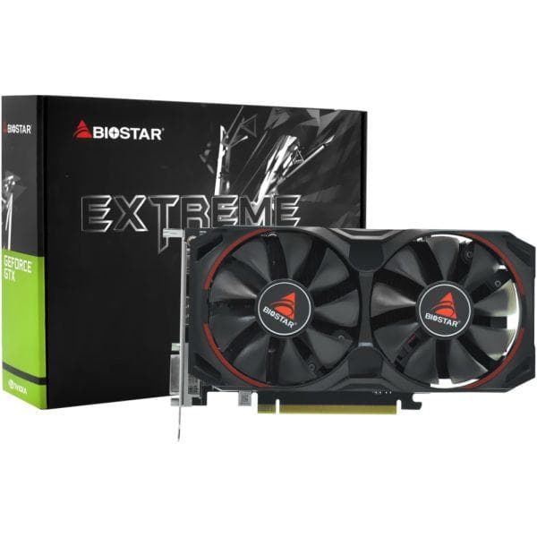 Placa de Vídeo Biostar Extreme Gaming GeForce GTX 1050 Ti 4 GB Gddr5 - Preto