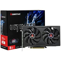 Placa de Vídeo Biostar Ultimate Gaming Oc 8GB Radeon Rx7600 Gddr6