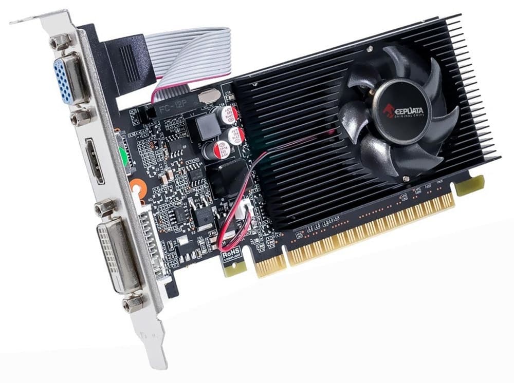 Placa de Vídeo Keepdata Nvidia GeForce Gt730 4GB Ddr3 VGA/DVI-D/HDMI
