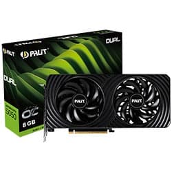 Placa de Vídeo Palit Dual OC 8GB GeForce RTX5050 GDDR6 - NE65050S19P1-GB2070D