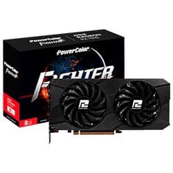 Placa de Vídeo PowerColor Fighter Rx7600 8GB Gddr6