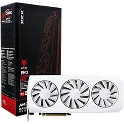 Placa de Vídeo XFX Mercury OC Gaming White Edition 16GB Radeon RX9060 XT GDDR6 - RX-96TMERCW9