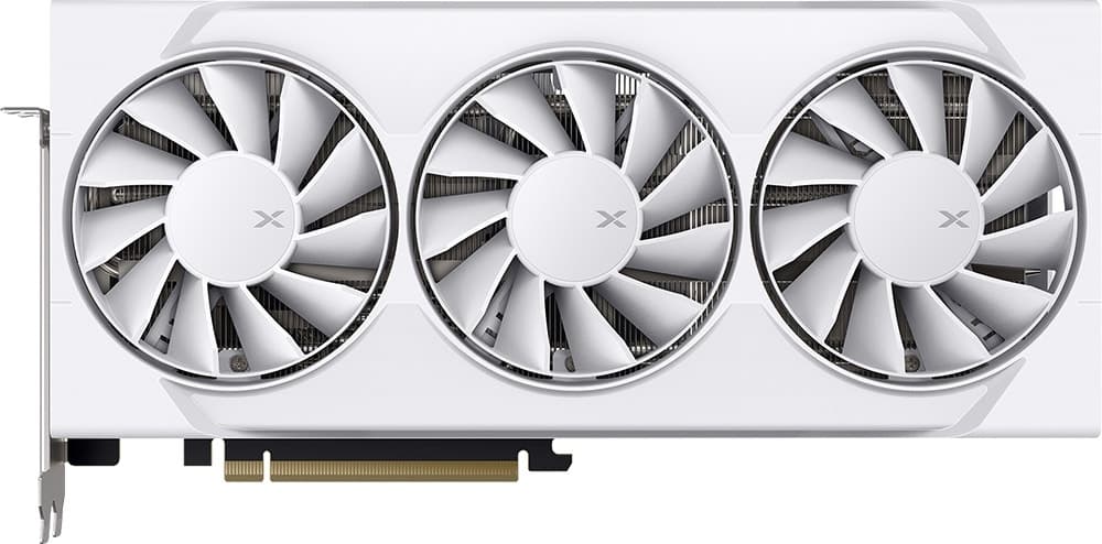 Placa de Vídeo Xfx Radeon Rx 9060 Xt Swift Oc White 16GB Gddr6