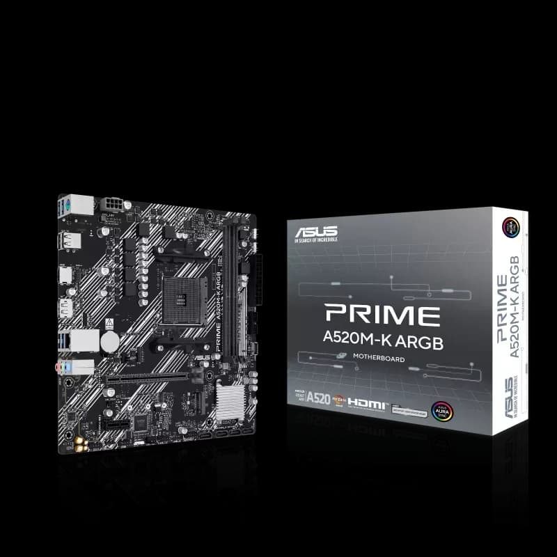 Placa-mãe Asus A520M-K Prime Argb