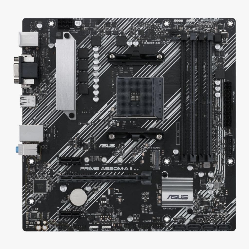 Placa Mãe Asus Prime A520M-A Ii Micro Atx