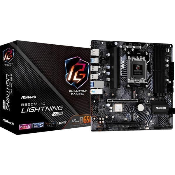 Placa-mãe Asrock B650M Pg Lightning Wi-Fi DDR5