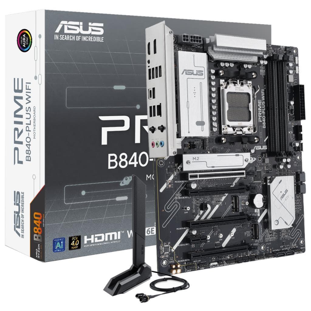 Placa-mãe Asus Prime B840-Plus WiFi DDR5 Am5