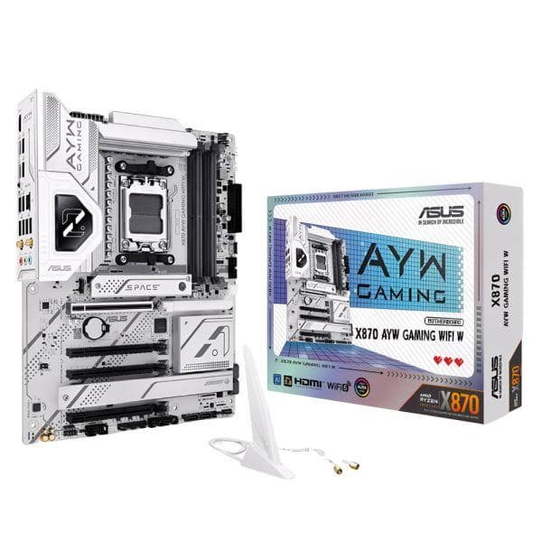 Placa-mãe Asus X870 Ayw Gaming Wifi W Am5 DDR5 PCIe 5.0 Atx