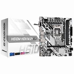 Placa Mãe ASRock H610M-HDV/M.2+ D5 Socket LGA 1700 / VGA / DDR5