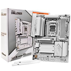 Placa-mãe Asrock X870 Challenger Wi-Fi White Socket Am5 / DDR5