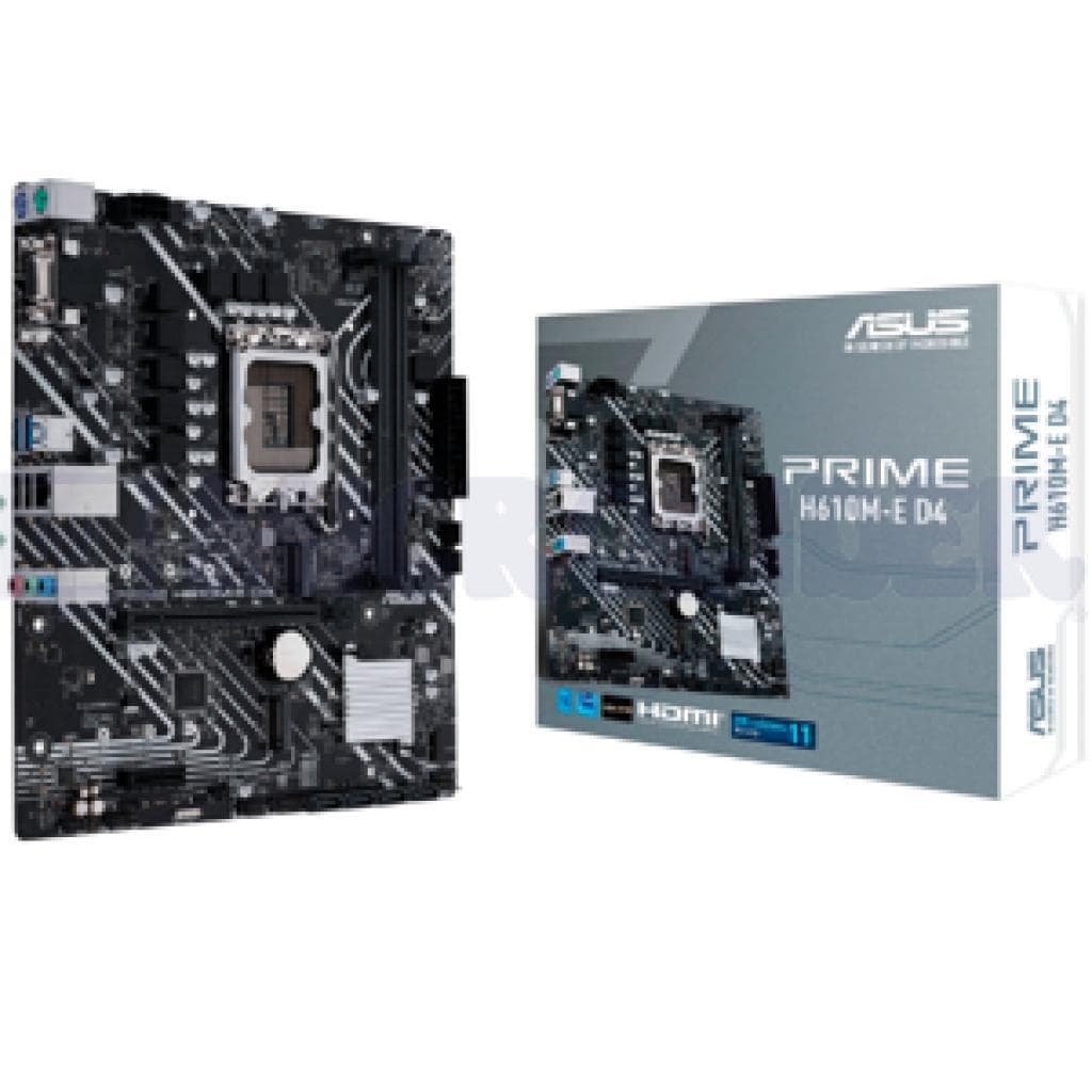 Placa-mãe Asus H610M-E Prime D4 Intel 1700 Micro Atx DDR4