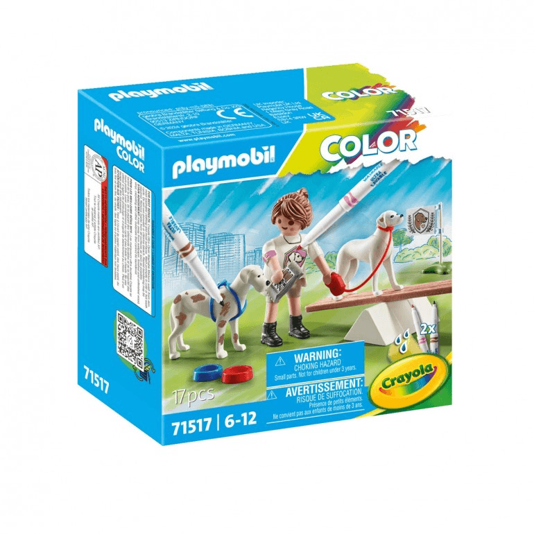 Brinquedo Playmobil Dogs Training 71517
