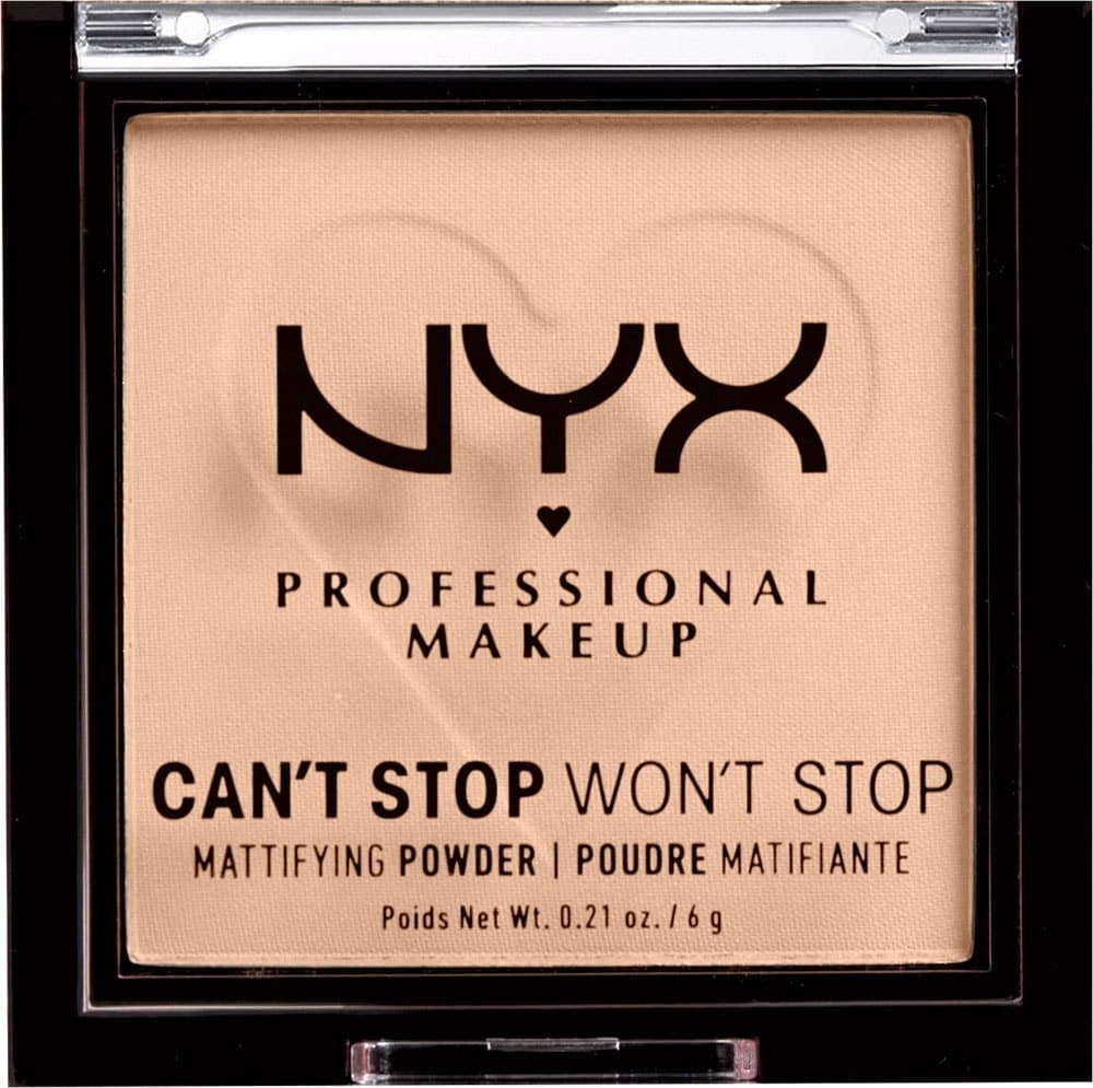 Pó Compacto Nyx Can´t Stop Powder Cswsm01 Fair - 6G
