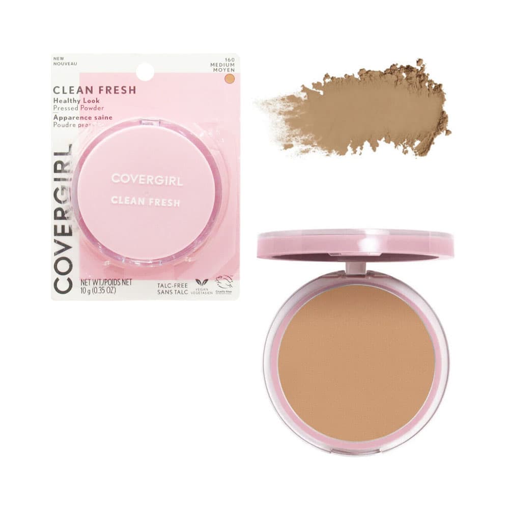 Pó Fixador Covergirl Clean Fresh Pressed Powder 160 Medium 10G