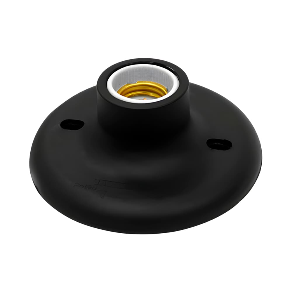 Soquete para Lâmpada Taschibra e27 100W 13.8x5cm Preto