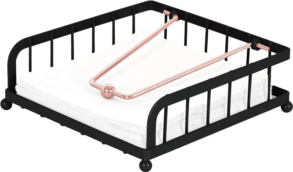 Porta Guardanapo Berlinger Haus Black Rose Collection - Bh-6768