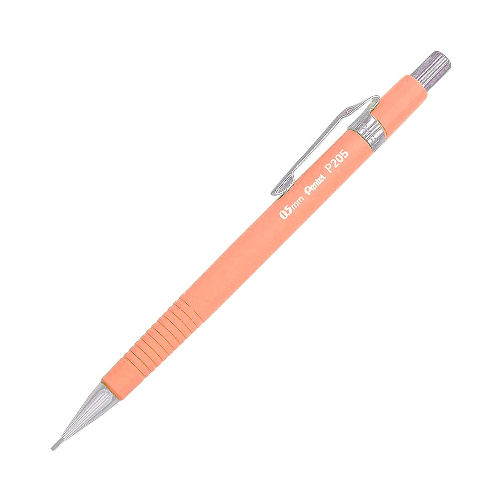 Portaminas Pentel Sharp P205 0.5 Mm Laranja Pastel