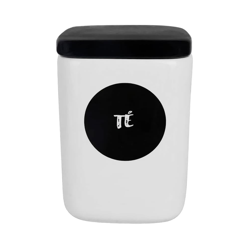 Pote de Armazenamento Concepts 900ml Branco/Preto