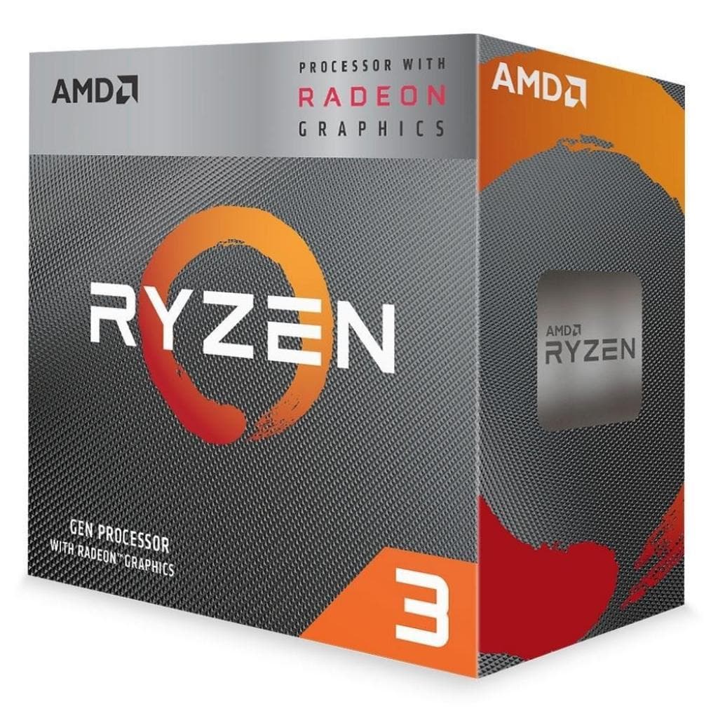 Processador Amd Ryzen R3-3200G 3.6GHz 6MB Quad-Core Com Gráficos Radeon Vega 8