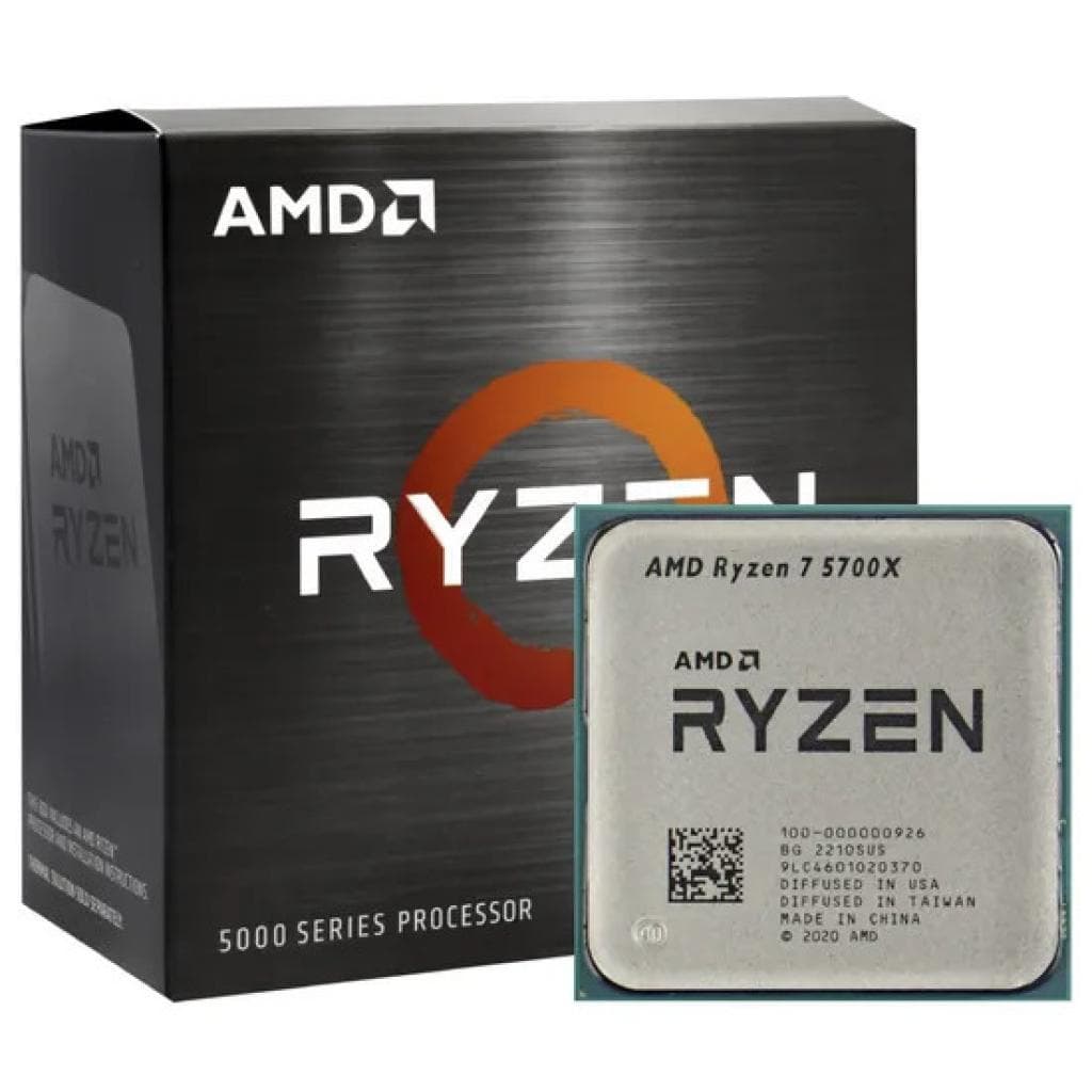 Processador Amd Ryzen 7 5700X 3.4GHz 36MB Sem Cooler