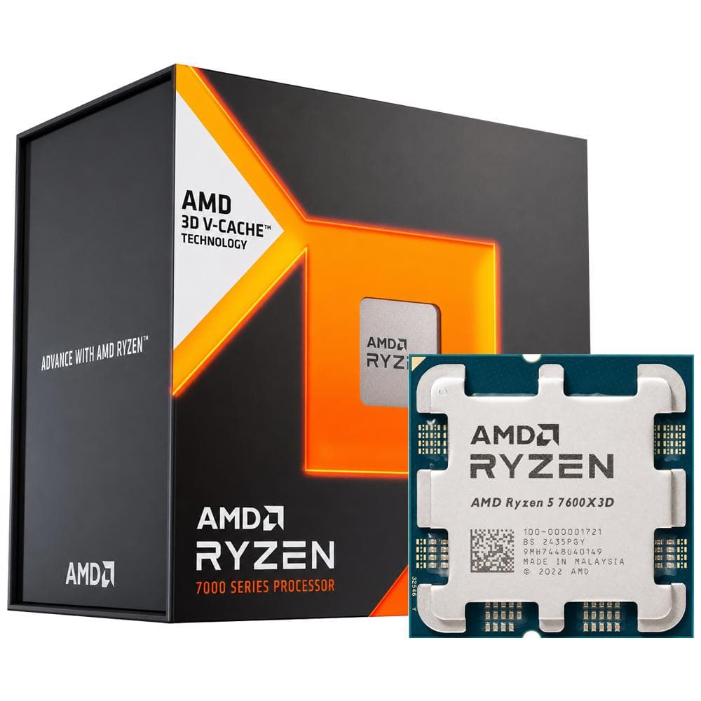 Processador Amd Ryzen 5 7600X3D Am5 4.1GHz 102MB