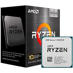 Processador AMD Ryzen 7 5800X3D 10th Anniversary Edition Socket AM4 / 3.4GHz / 100MB