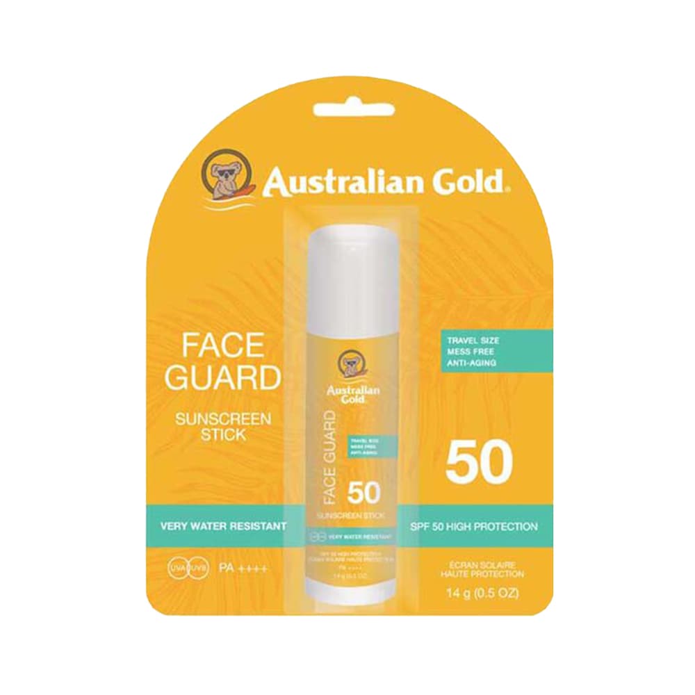 Protetor Solar Australian Gold Face Guard Stick FPS50 14G