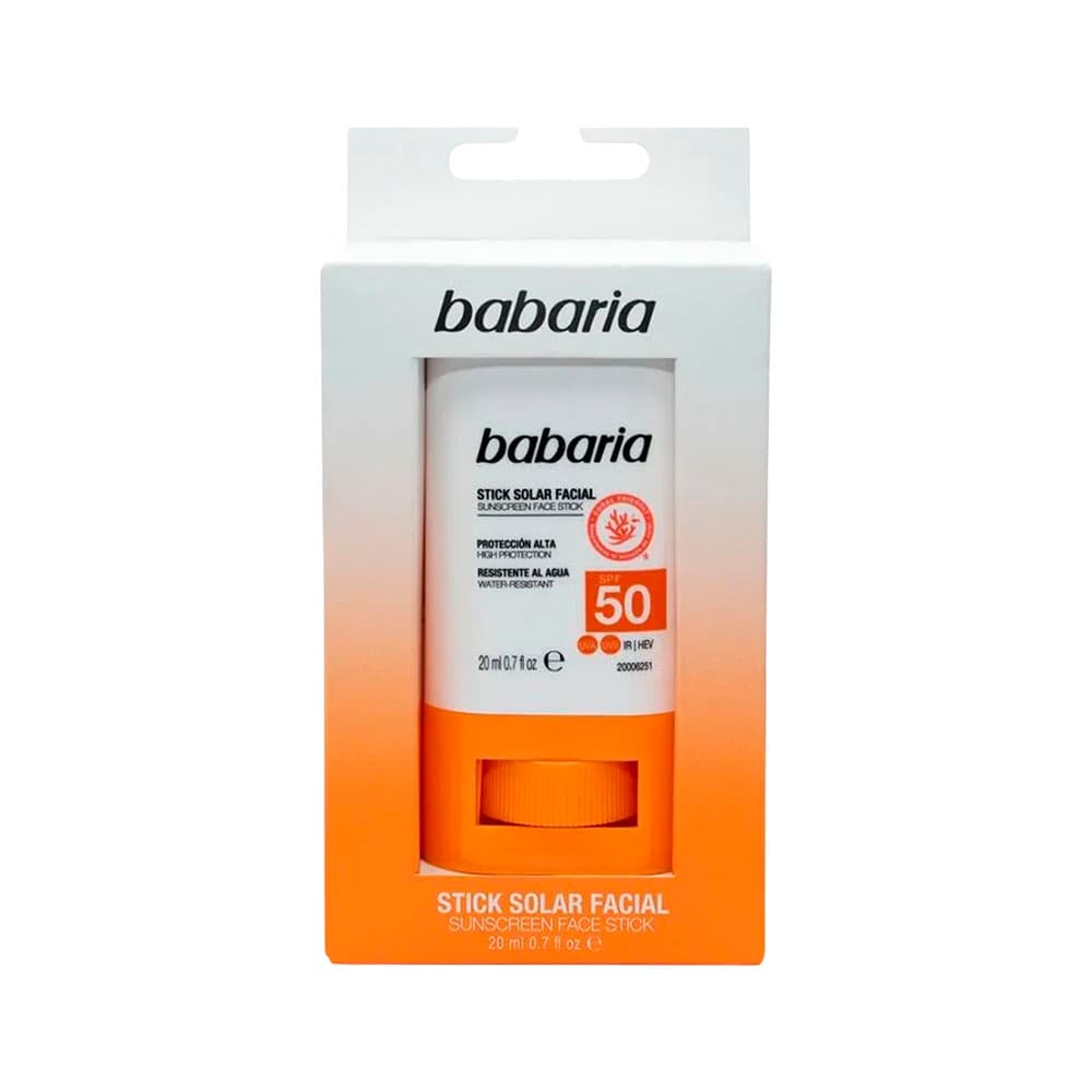 Protetor Solar Facial Babaria Stick FPS50 20ml