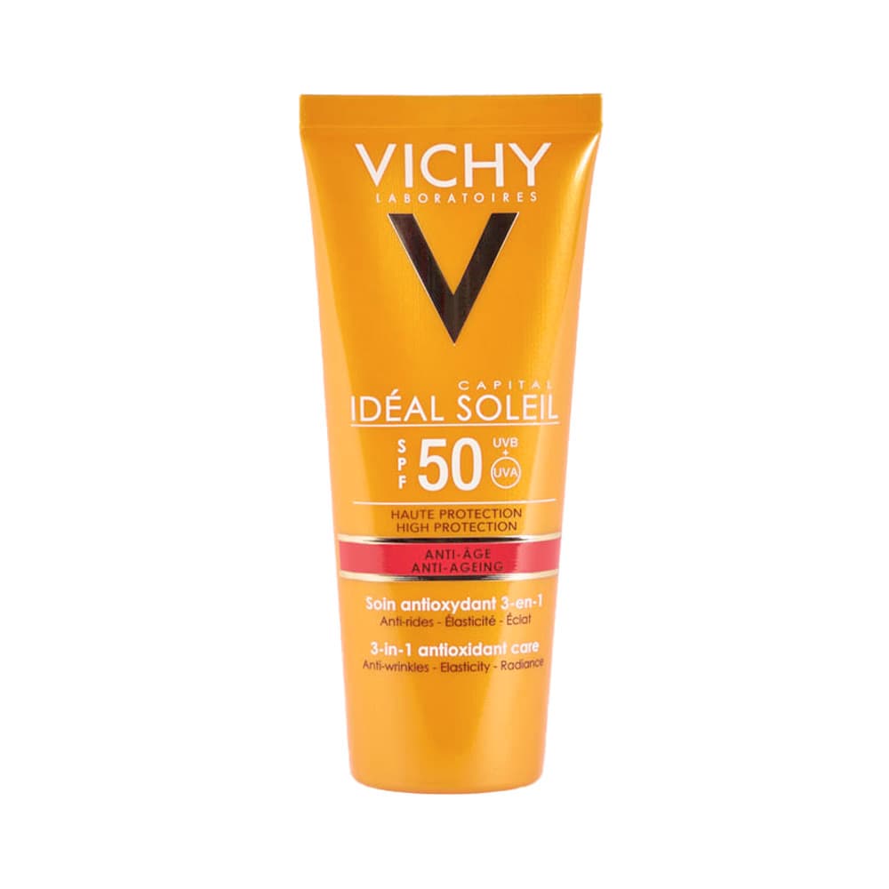 Protetor Solar Facial Vichy Ideal Soleil Anti-Age FPS50 50ml