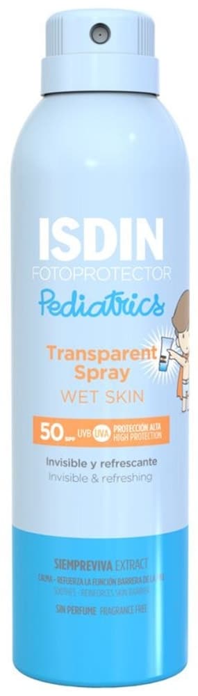 Protetor Solar Infantil Isdin Fotoprotector Pediatrics Transparent Spf50 250mL