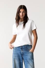 Camiseta Bordô Feminina Pull&bear Xs