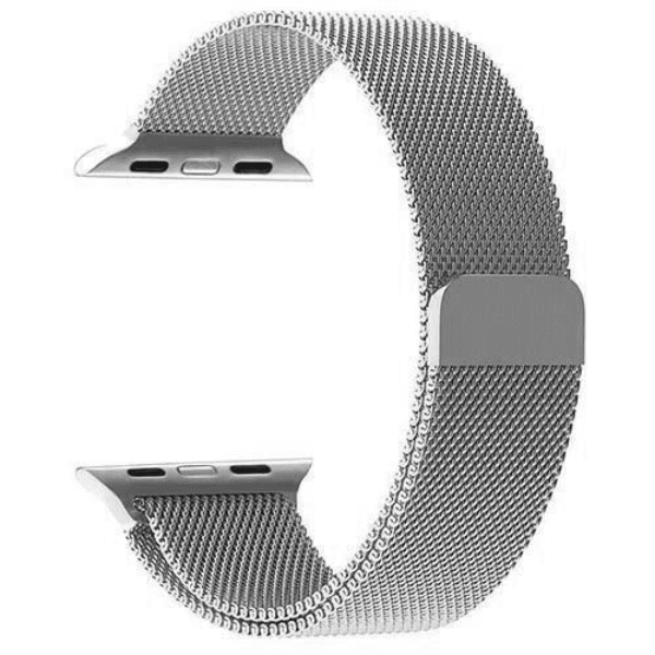 Pulseira 4Life Estilo Milanês para Apple Watch 38/40mm Magnético - Prata