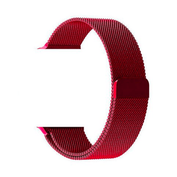 Pulseira 4Life Estilo Milanês Magnética para Apple Watch 38/40Mm Vermelha