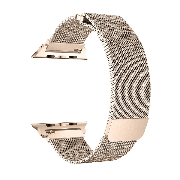 Pulseira Estilo Milanês 4Life para Apple Watch 42/44Mm Rosa Ouro